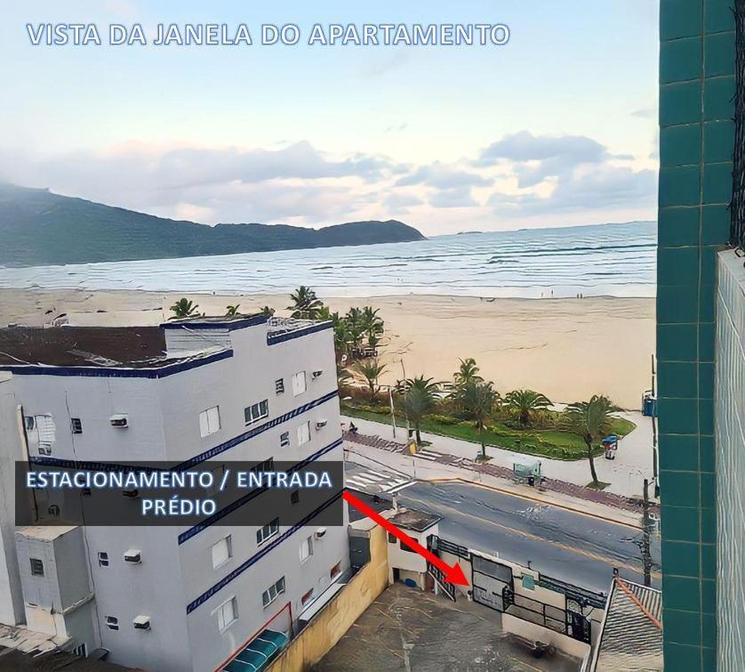 Kitnet Guilhermina Frente Feirinha E Mar Praia Grande  Eksteriør bilde